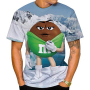 New Men and Women Fashion 3D T Shirts Food Print T-shirt Casual Round Neck Short Sleeve T Shirt Kids Tops