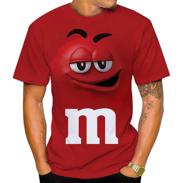 New Men and Women Fashion 3D T Shirts Food Print T-shirt Casual Round Neck Short Sleeve T Shirt Kids Tops