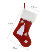New Personalized Name Christmas Decorations with Lights Custom Name Christmas Socks Children's Holiday Gifts Bag